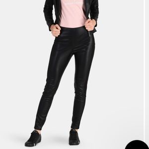 A/X faux leather and spandex skinny pants.